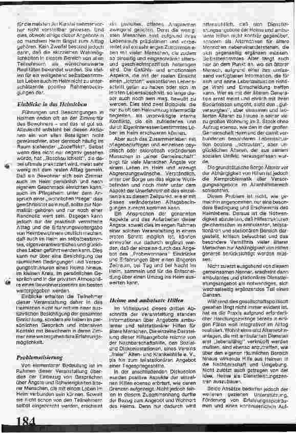 Vorschauseite 3: Leben im Heim? - Probieren geht über studieren!