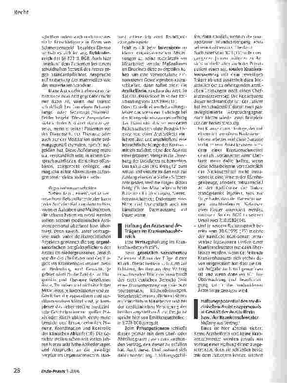Vorschauseite 2: Rechtliche Verantwortung des ärztlichen Assistenzpersonals