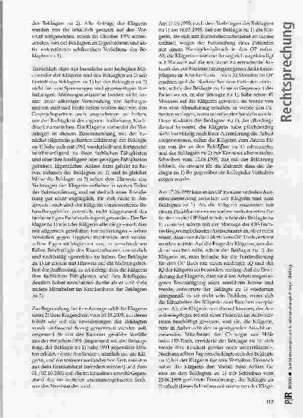 Vorschauseite 2: Zum Schmerzensgeldund Schadensersatzanspruch wegen Mobbings