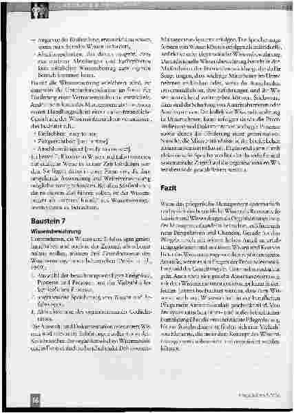 Vorschauseite 6: Das Konzept des Wissensmanagements - eine betriebliche Ressource nutzen!