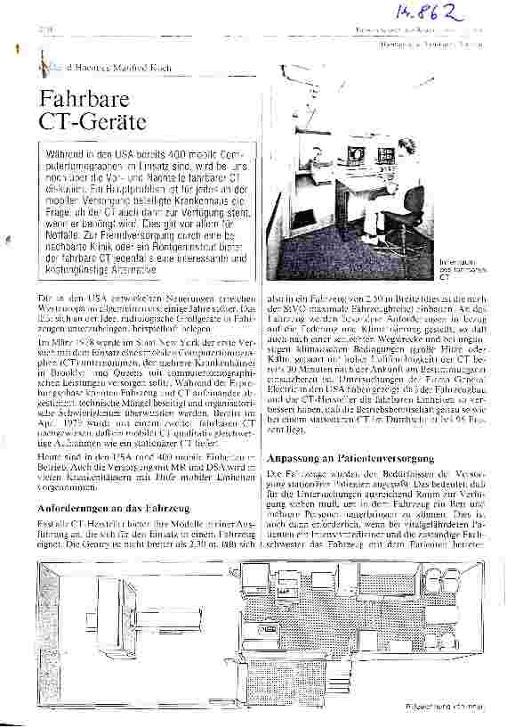 Vorschauseite 1: Fahrbare CT - Geräte