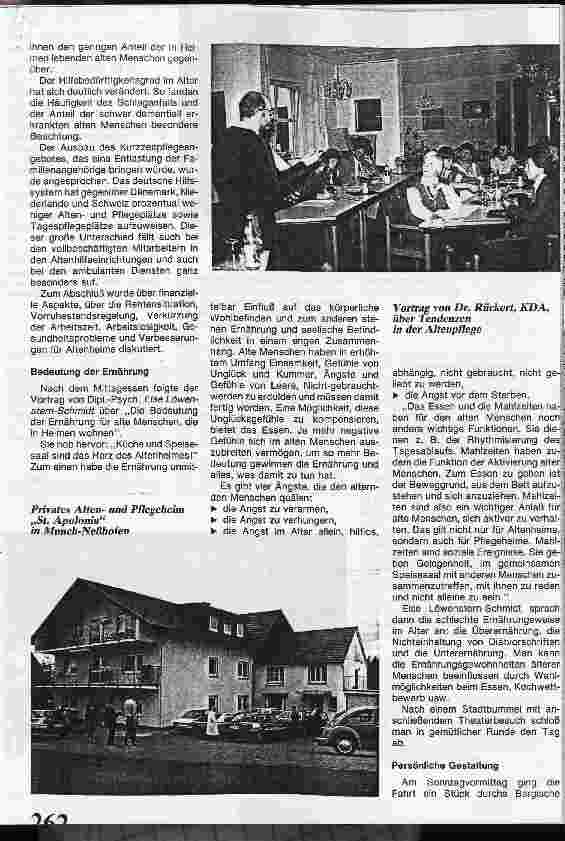 Vorschauseite 2: Erfahrungsaustausch/4.Treffen von Heimleitern aus früheren Lehrgängen des DPWVs
