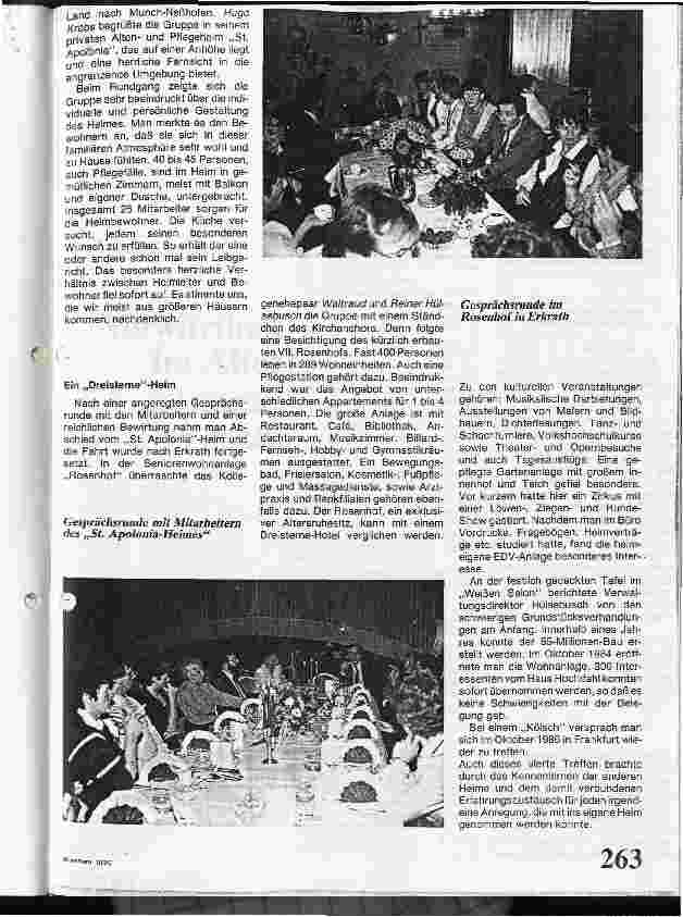 Vorschauseite 3: Erfahrungsaustausch/4.Treffen von Heimleitern aus früheren Lehrgängen des DPWVs