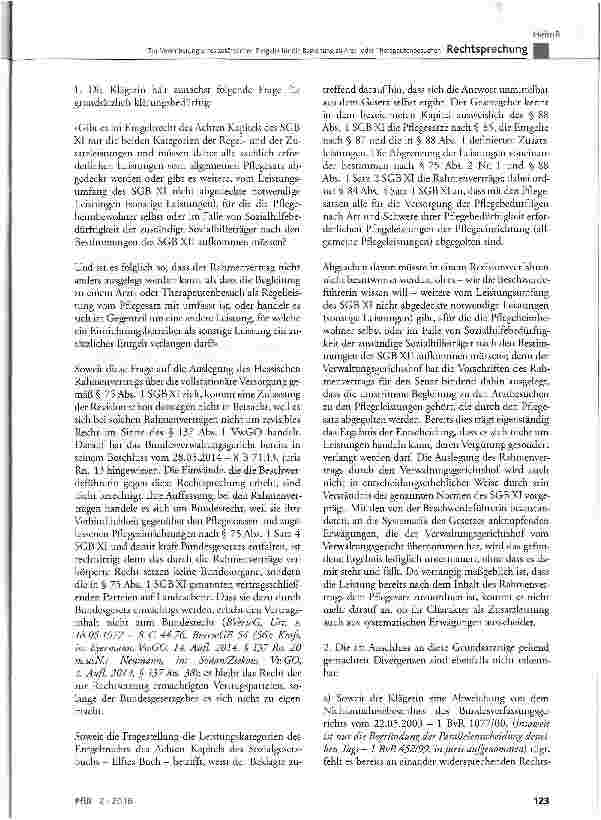 Vorschauseite 2: Zur Vereinbarung eines zusätzlichen Entgelts für die Begleitung zu Arztoder Therapeutenbesuchen SGB XI § 75 Abs. 1 und Abs. 2 Nr. 1, § 84 Abs. 4 Satz 1, § 85, § 87, § 88 Abs. 1