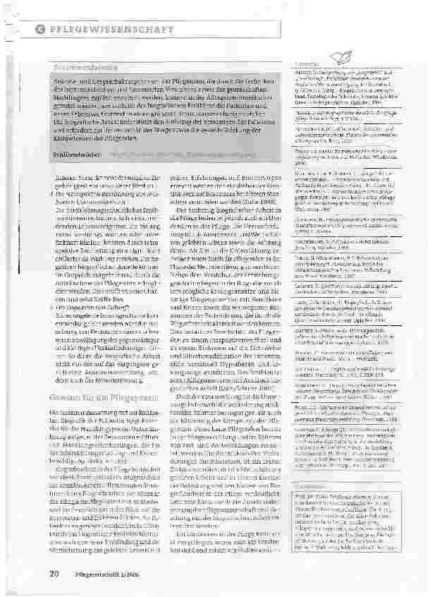 Vorschauseite 3: Biografisches Arbeiten in der Pflege:Ressourcen wiederentdecken