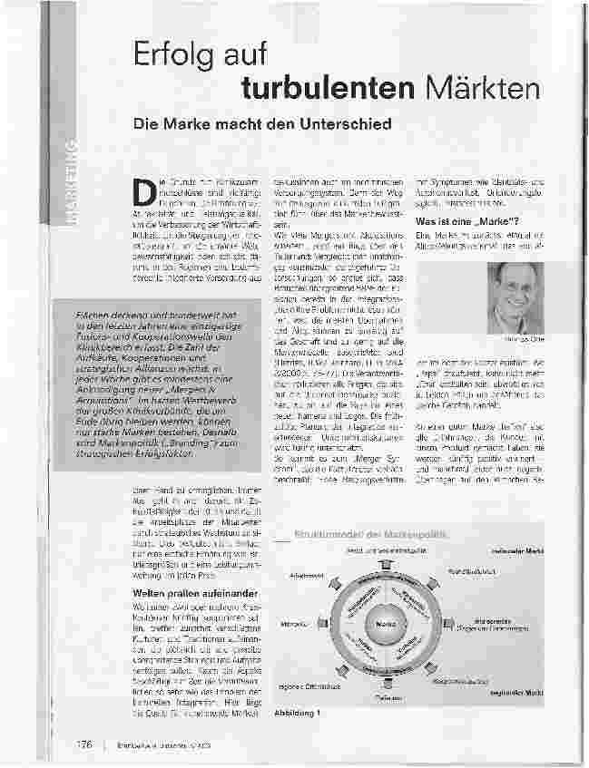 Vorschauseite 1: Erfolg auf turbulenten Märkten