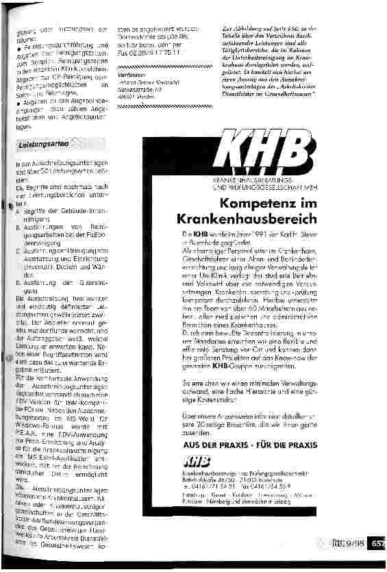 Vorschauseite 4: Ausschreibungsunterlagen ermöglichen objektiven Vergleich