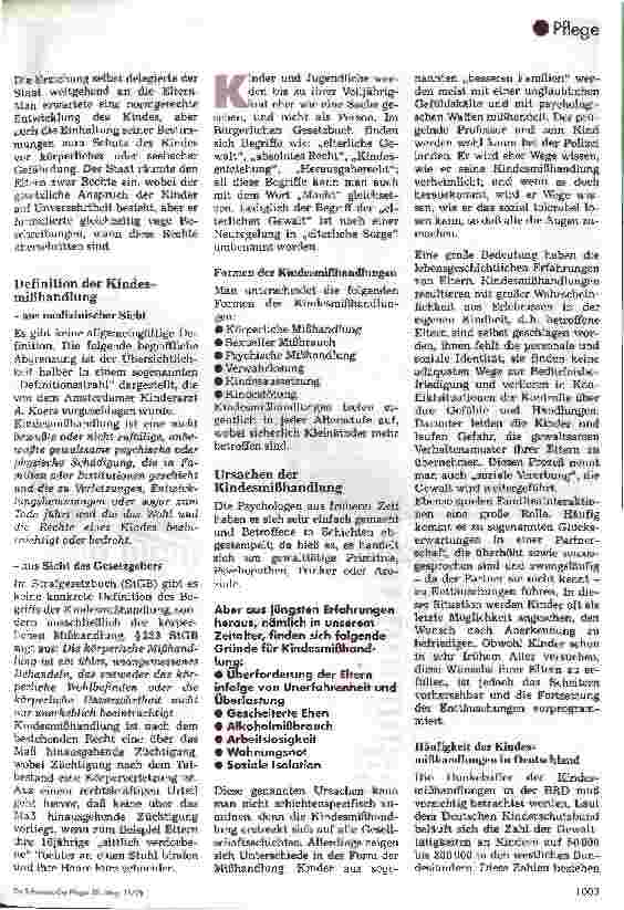 Vorschauseite 2: Kindesmißhandlung in Deutschland