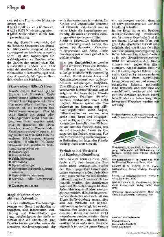 Vorschauseite 3: Kindesmißhandlung in Deutschland