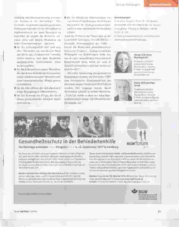Vorschauseite 4: Kinder und Hochaltrige reichen sich die Hand