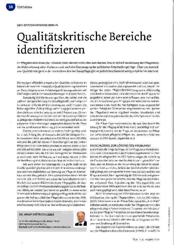 Vorschauseite 1: Qualitätskritische Bereiche identifizieren