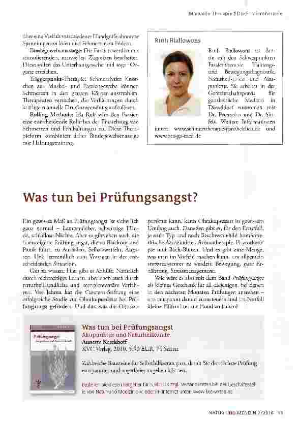 Vorschauseite 3: Manuelle Therapie: Die Faszientherapie