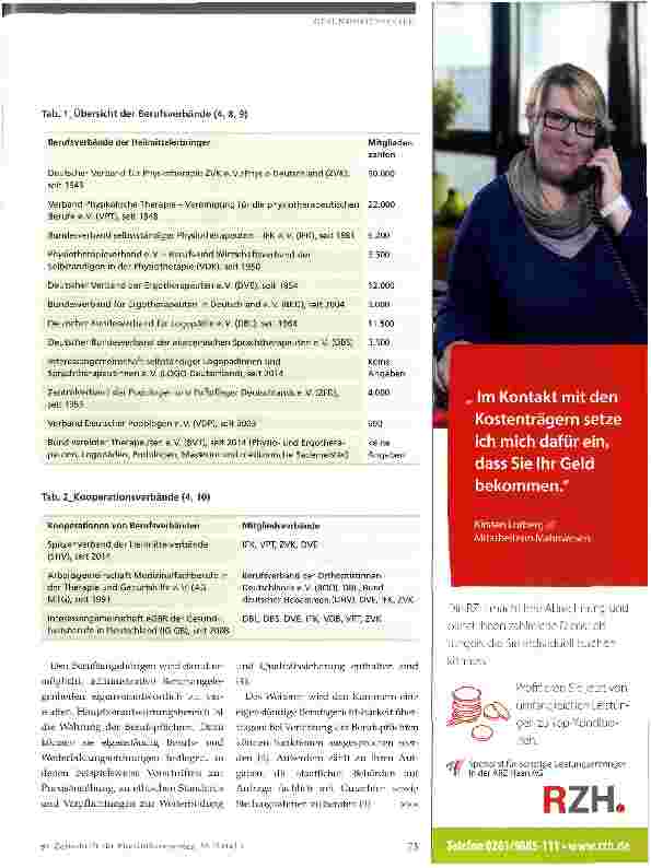 Vorschauseite 2: Kammer für Heilmittelberufe