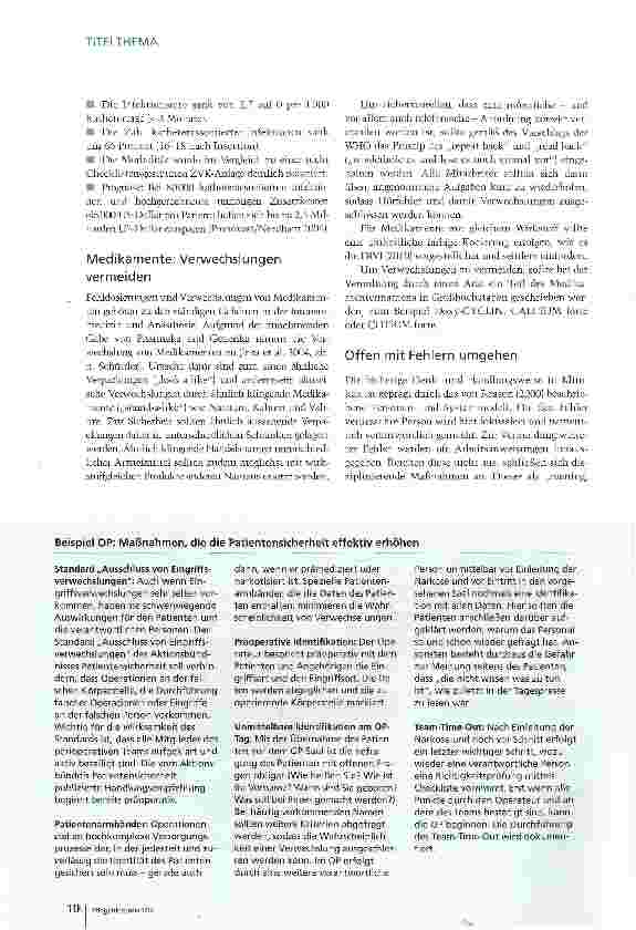 Vorschauseite 5: Der ständigen Gefahr entgegenwirken
