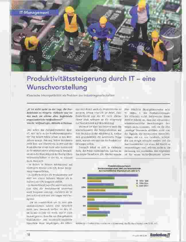 Vorschauseite 1: Produktivitätssteigerung durch IT eine Wunschvorstellung