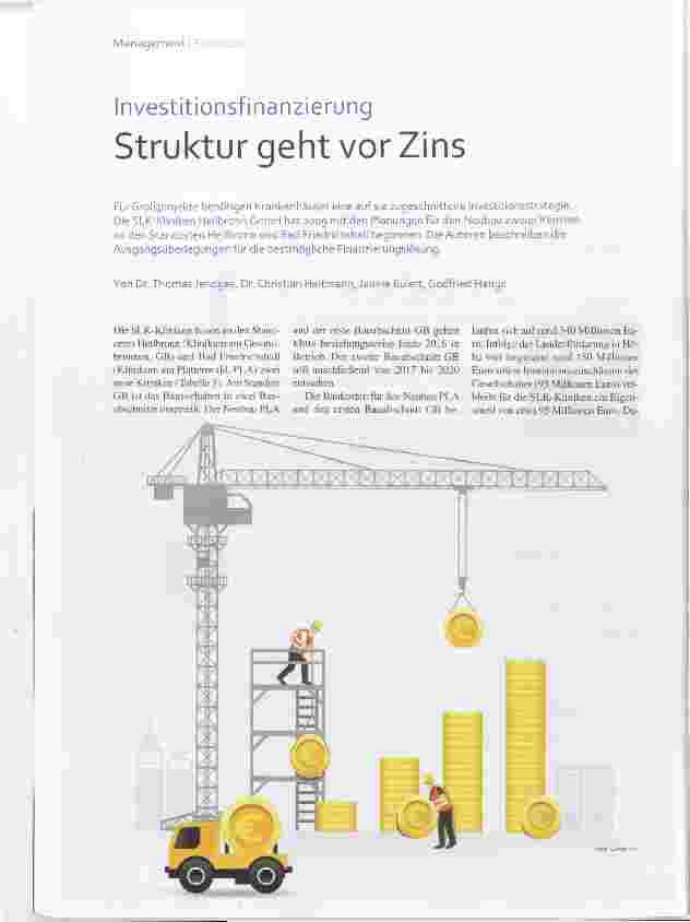Vorschauseite 1: Investitionsfinanzierung Struktur geht vor Zins