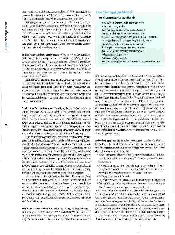 Vorschauseite 3: Von der Fächerzur HandlungssystematikDas Lernfeldkonzept