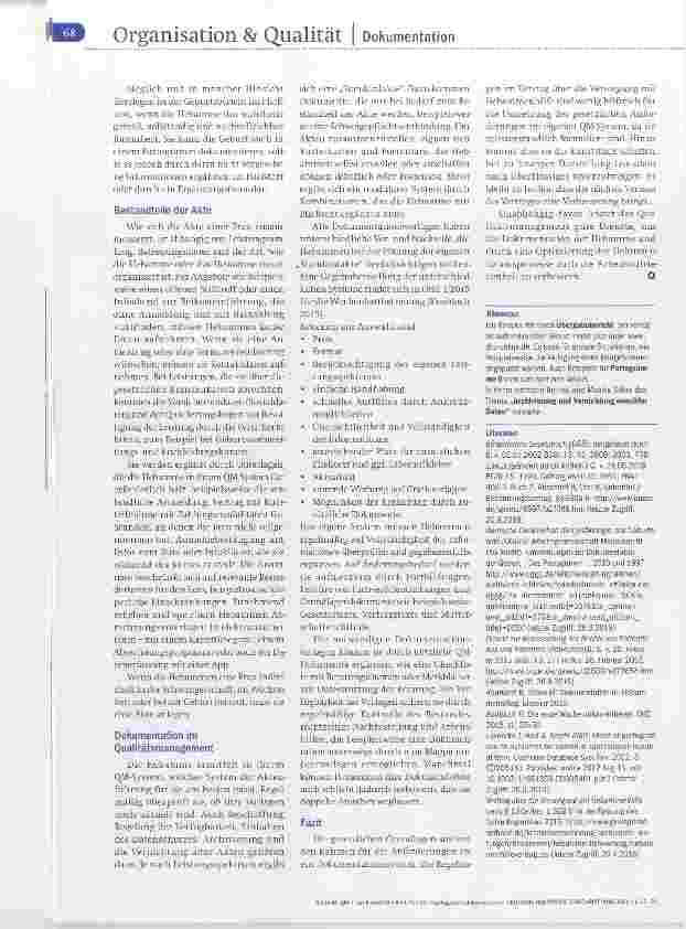 Vorschauseite 4: QM in der Freiberuflichkeit | Teil 26 Praxisgerecht dokumentieren