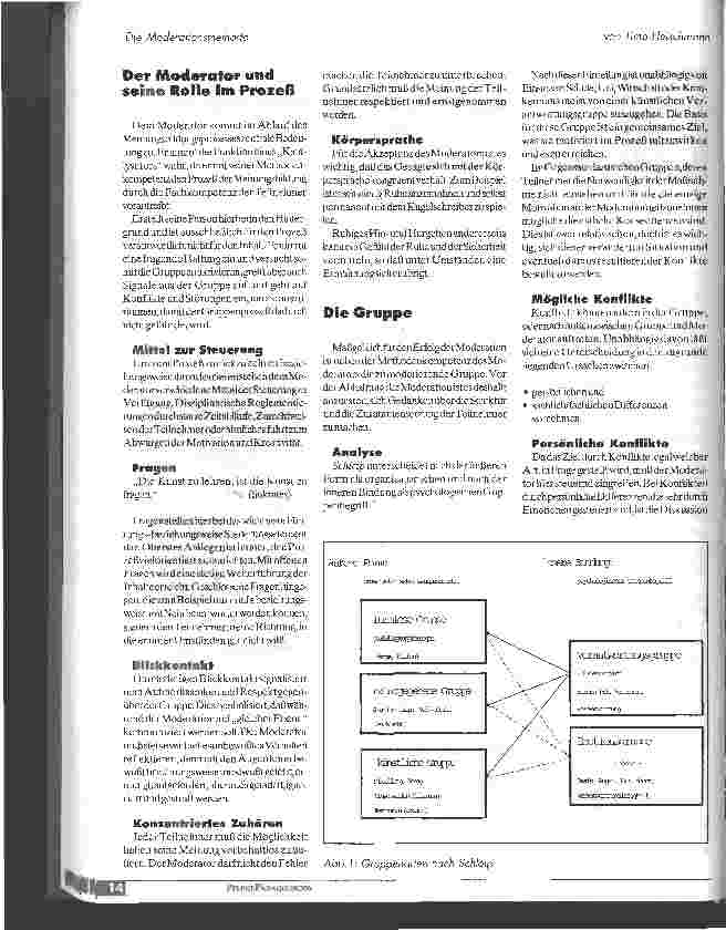 Vorschauseite 2: Die Moderationsmethode - eine Methode auch für den Pflegeunterricht