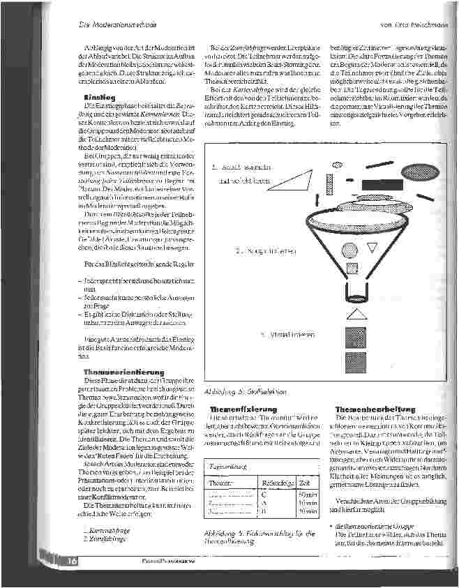 Vorschauseite 4: Die Moderationsmethode - eine Methode auch für den Pflegeunterricht