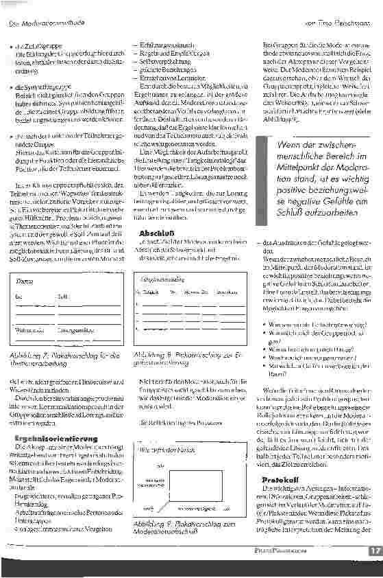 Vorschauseite 5: Die Moderationsmethode - eine Methode auch für den Pflegeunterricht