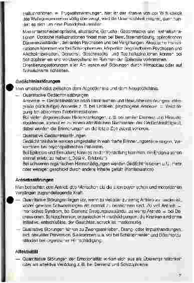 Vorschauseite 3: Psychische Störungen Allgemeine Psychopathologie