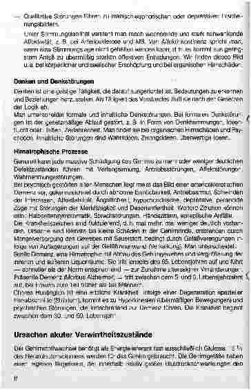 Vorschauseite 4: Psychische Störungen Allgemeine Psychopathologie