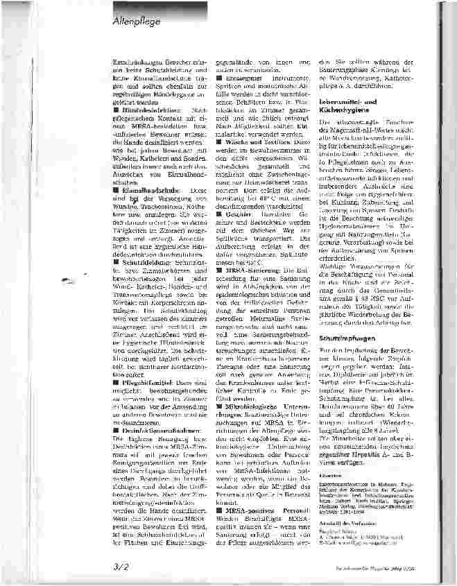 Vorschauseite 3: Hygiene und Infektionsprävention in Einrichtungen der Alten pflege Teil 2: Infektionskrankheiten