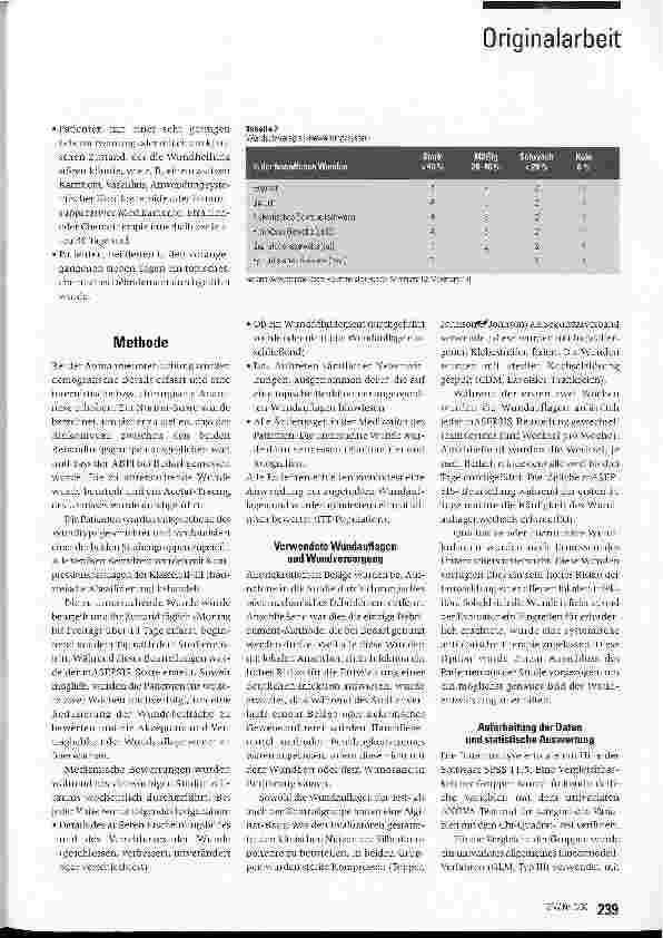 Vorschauseite 4: Evaluation einer Silberionen-freisetzenden Hydroalginat-Wundauflage bei chronischen Wunden mit Anzeichen einer lokalen Infektion