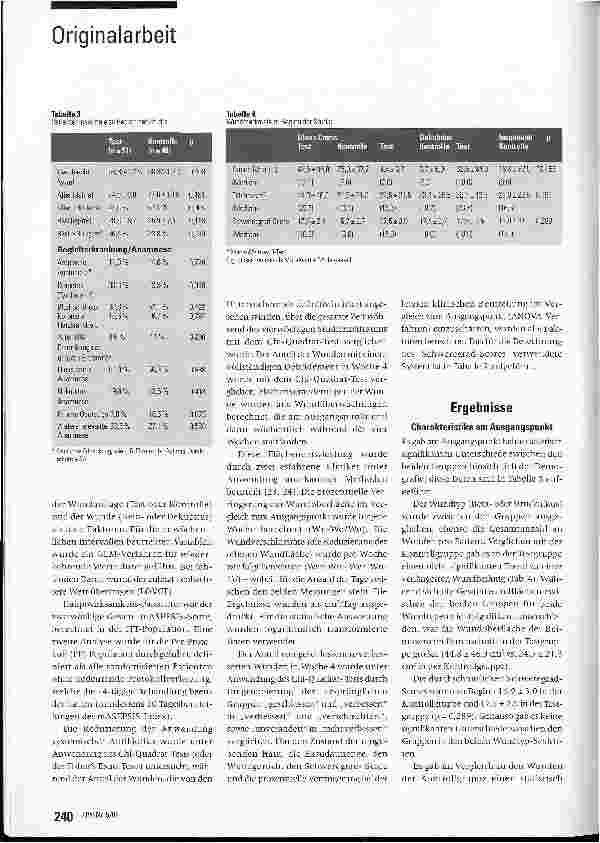 Vorschauseite 5: Evaluation einer Silberionen-freisetzenden Hydroalginat-Wundauflage bei chronischen Wunden mit Anzeichen einer lokalen Infektion