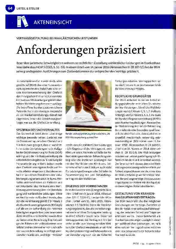 Vorschauseite 1: Anforderungen präzisiert