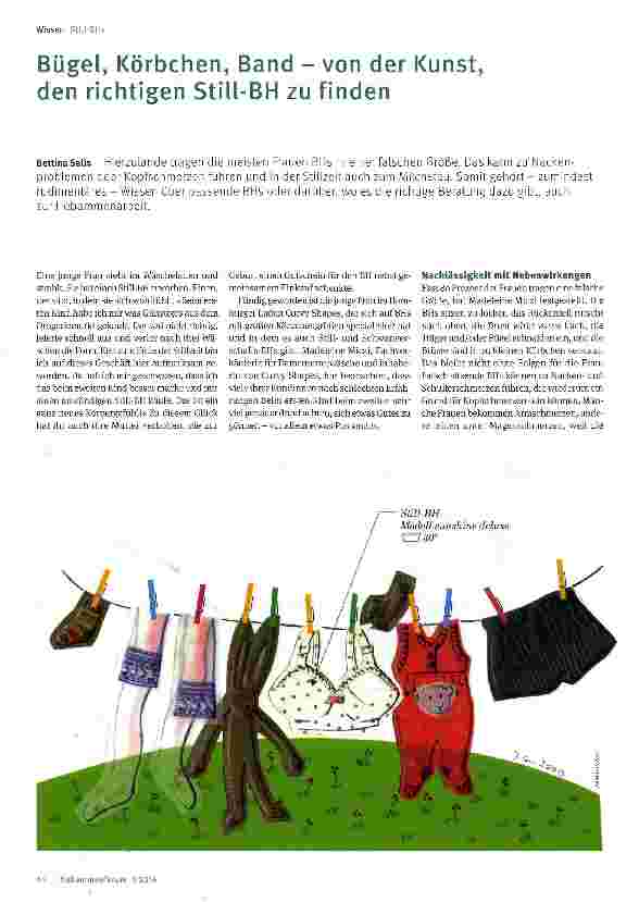 Vorschauseite 1: Bügel, Körbchen, Band - von der Kunst, den richtigen Still-BH zu finden