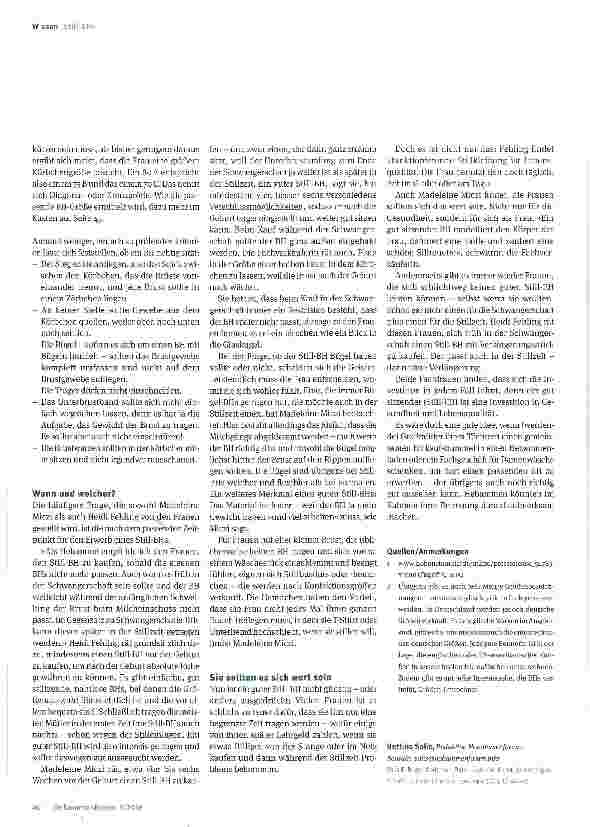 Vorschauseite 3: Bügel, Körbchen, Band - von der Kunst, den richtigen Still-BH zu finden
