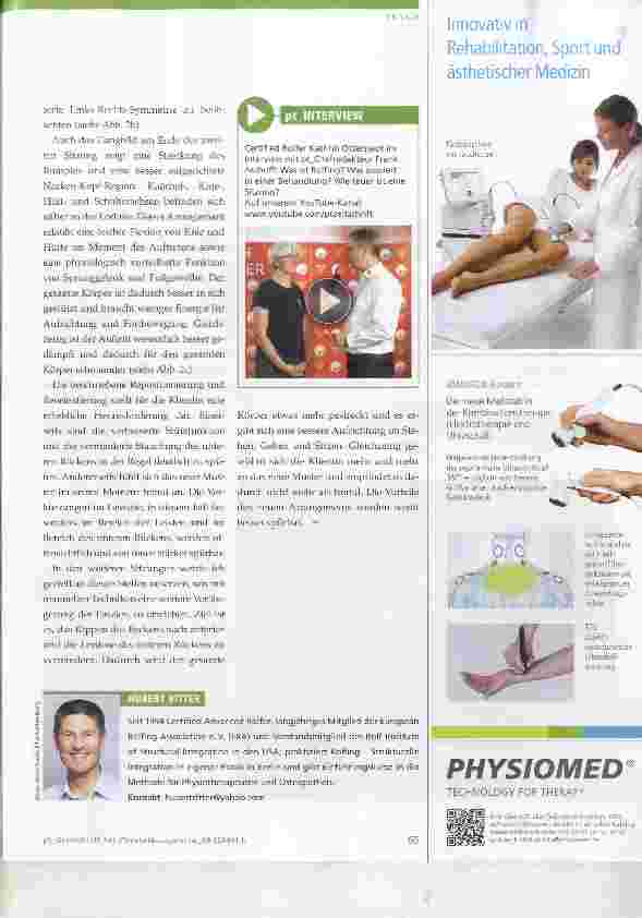 Vorschauseite 6: Fallstudie zu Rolfing - Strukturelle Integration