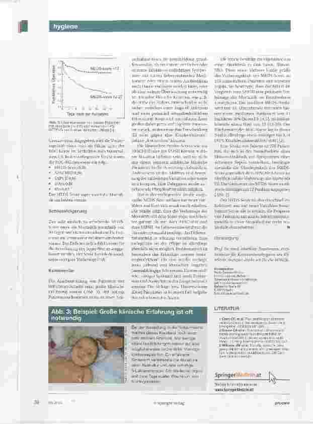 Vorschauseite 3: Infektionsmanagement in der Notaufnahme Klinische Scores zur Voraussage des Mortalitätsrisiko