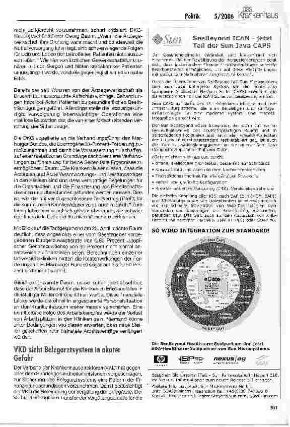 Vorschauseite 5: DKG-Positionen zur Gesundheitsreform 2006