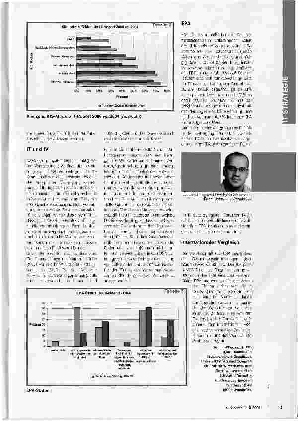 Vorschauseite 2: Papier ade? Aktuelle Ergebnisse des IT-Reports Gesundheitswesen der Fachhochschule Osnabrück