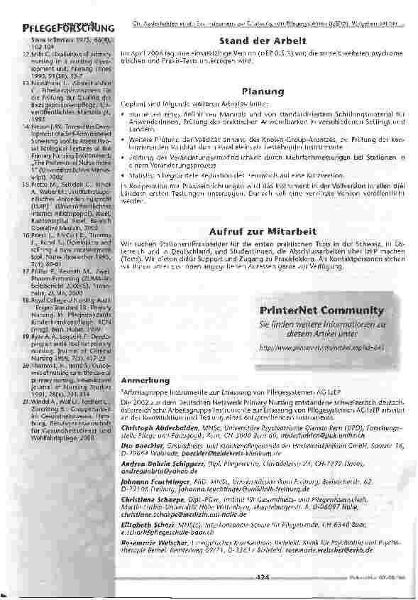 Vorschauseite 5: Ein Instrument zur Erfassung von Pflegesystemen (IzEP):Vorgehen bei der Instrumentenentwicklung