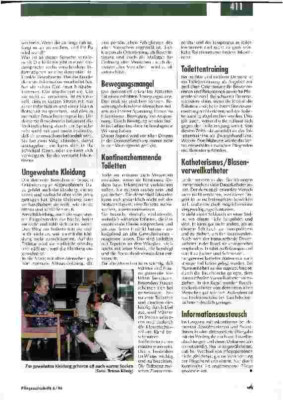 Vorschauseite 2: Sprechen Sie in normaler Sprache mit den Betreuten!