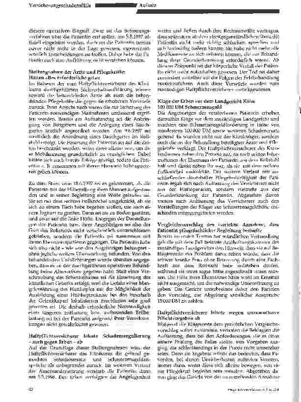 Vorschauseite 2: Die langwierige Klärung eines Sturzereignisses