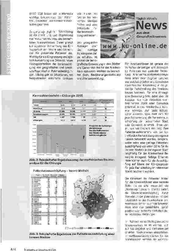 Vorschauseite 3: Klare Diagnose - richtige BehandlungStrategieentwicklung auf Basis von medizinischen Strukturund Marktanalysen