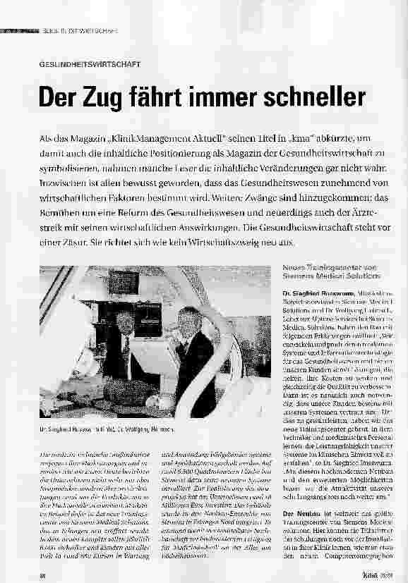 Vorschauseite 1: Der Zug fährt immer schneller