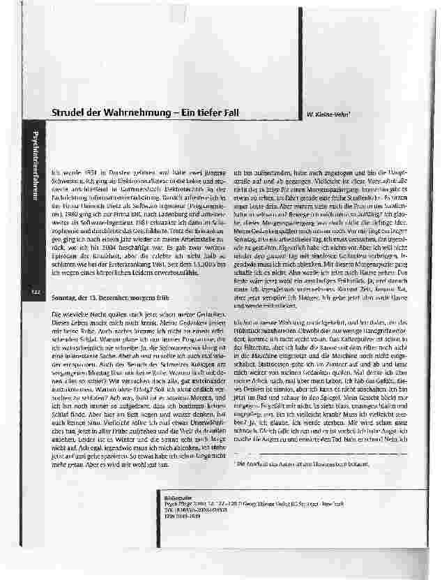 Vorschauseite 1: Strudel der Wahrnehmung - Ein tiefer Fall