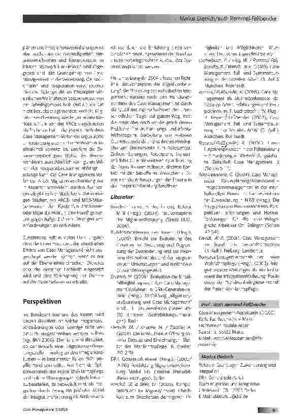 Vorschauseite 5: Case Management in der Migrationserstberatung - erste Erfahrungen mit Integrationsvereinbarung und Integrationsförderplan