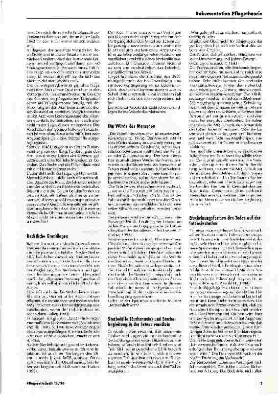 Vorschauseite 2: Ethik und Intensivstation
