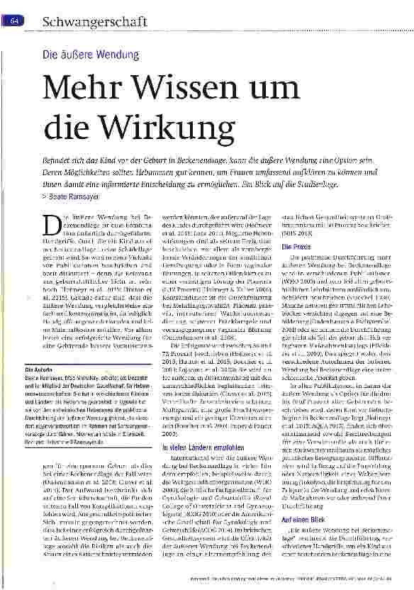 Vorschauseite 1: Mehr Wissen um die Wirkung