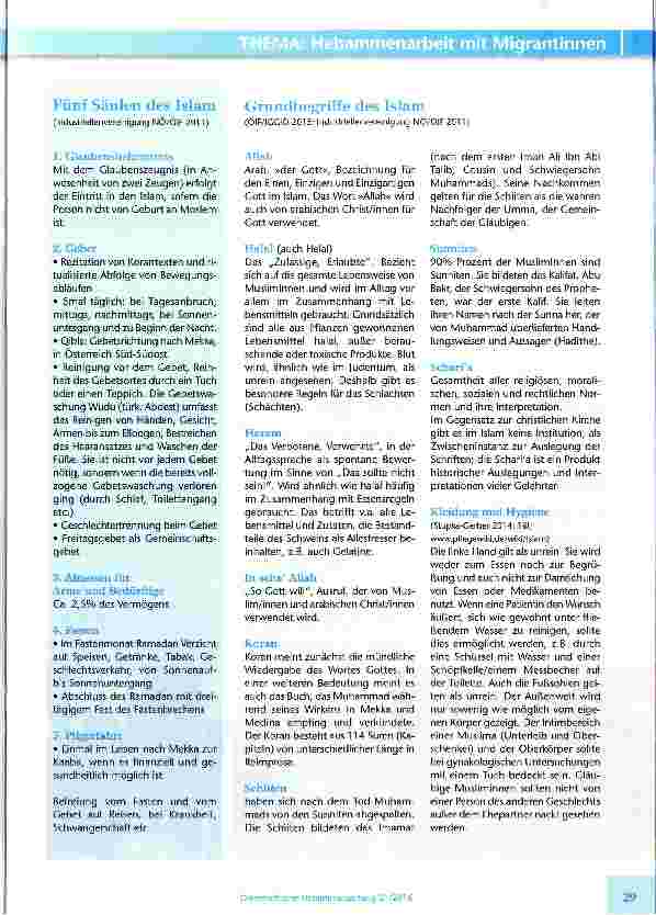 Vorschauseite 2: Muslimische Frauen gut betreuen