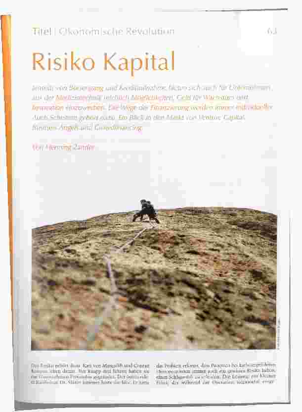 Vorschauseite 1: Risiko Kapital