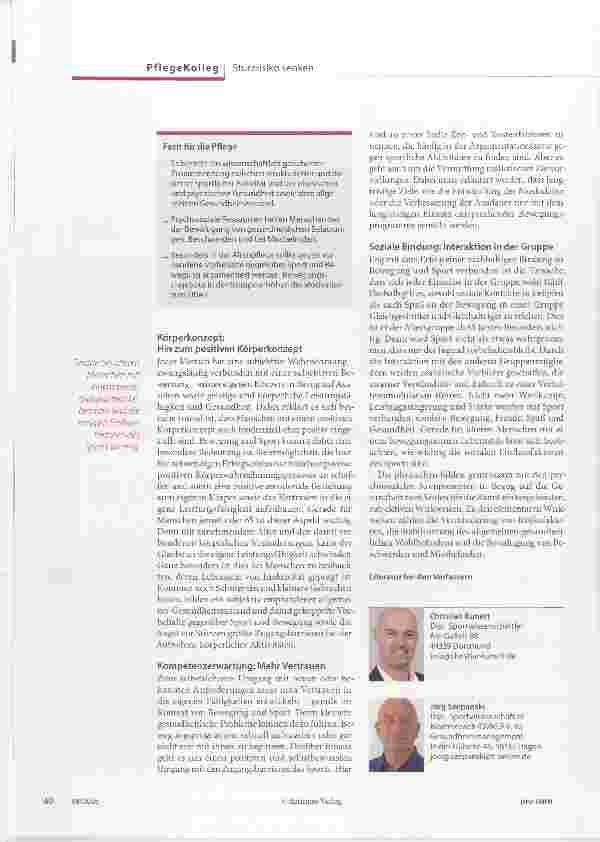 Vorschauseite 3: Sport macht glücklich und gesund