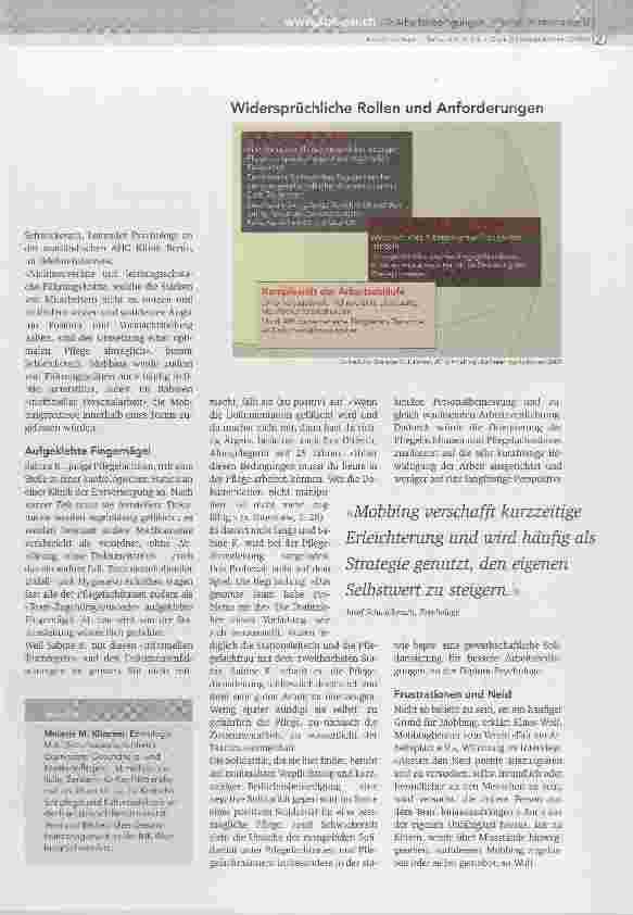 Vorschauseite 2: Material leidet nicht, der Mensch aber schon